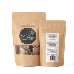 Buy the best toffee. Shop for our best sellers. Salted dark chocolate butter crunch toffee layered with dark chocolate, toasted almonds and sea salt flakes.